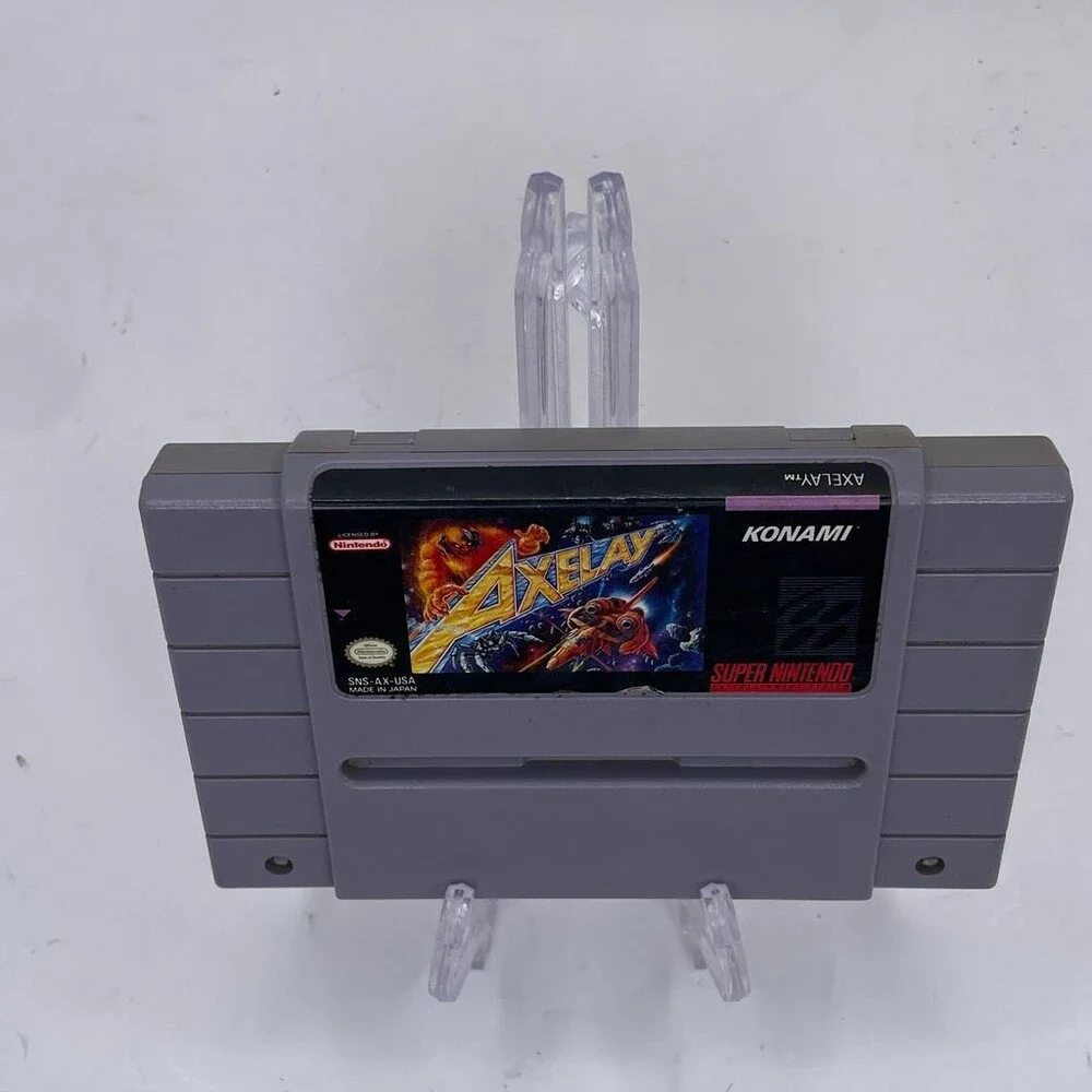 Axelay SNES Konami 16-Bit Shooter (Super Nintendo, 1992) Cartridge Only